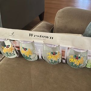 Westown 4 seamless wine glasses
